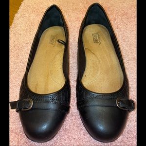 Quilted Leather Flats